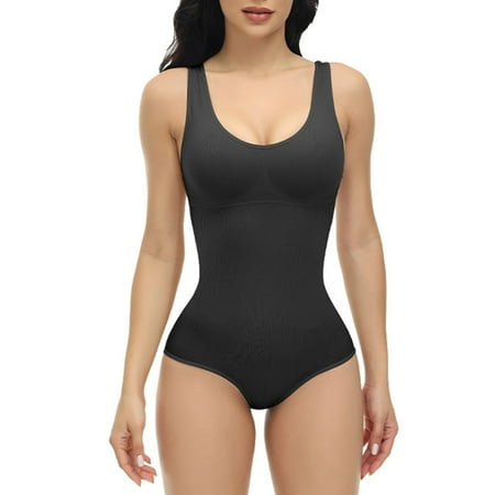 

Womens Bodysuit Tummy Control Shapewear Seamless Butt Lifting Body Shaper