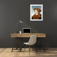 thumbnail image 3 of Maler, Hans 25x32 White Modern Wood Framed Museum Art Print Titled - Portrait of a Gentleman, 3 of 4
