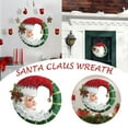 thumbnail image 2 of Christmas Throw Pillow Pendant White Beard Santa Claus, 2 of 6