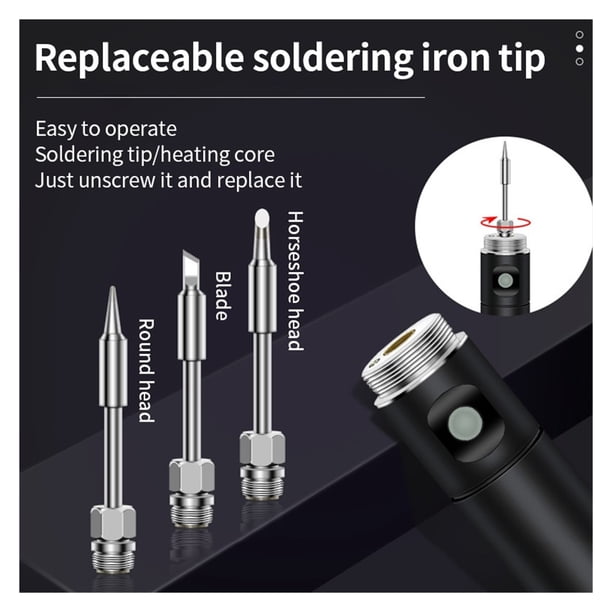 FER A SOUDER ,80w Red Set Kit de Fer à Souder Électrique Numérique pour