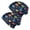 Dinosaur and Palm Navy Pattern, variant on Dinosaur and Palm Pink Pattern 2 Pack Slouchy Beanie Hat, Warm Winter Skull Cap with Stretchy Fabric & Soft Texture, Lightweight Flexible Gifts for Daily Home Outdoor