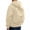 Beige, variant on Men's Casual Zip up Hoodies with Backpack Back Fall Winter Long Sleeve Baggy Full Zipper Sweatshirt Jackets Oversized Raglan Sleeved Solid Color Hooded Outerwear Blue XXXL