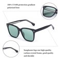 thumbnail image 3 of LVIOE Square Sunglasses for Women Men, Square Sunglasses for Women Trendy, Polarized Classic Vintage Designer, 3 of 7