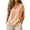 Orange, variant on Josdec Women's Spring Summer Gingham Checkered V-Neck Short Sleeve Casual Loose T-Shirt Top for Business and Casual Daily Wear S-XXL