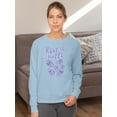 thumbnail image 2 of Keep It Happy! Sweatshirt Women -Image by Shutterstock, Female 4X-Large, 2 of 4
