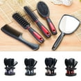 thumbnail image 3 of Happydeer 5Pcs Anti-Static Cushion Comb Brush Salon Home Hair Styling Set with Mirror, 3 of 6
