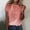 Orange, variant on QHWAUAKFBN T Shirts For Women Loose Fit Print Point Sleeve Crew Neck Tshirts Top