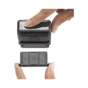 Trodat Printy 4912 Self-Inking Do-It-Yourself (DIY) 4 Line Custom Stamp Kit with Black Ink, Impression Size: 3/4” x 1-7/8”