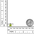 thumbnail image 6 of Gem Stone King 14K White Gold 1.85 Ct Round Yellow Lemon Quartz Women Solitaire Engagement Ring, 6 of 6