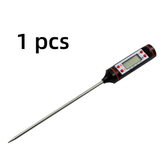 Vruelia Food Thermometer, Meat Thermometer,Instant Read Digital Cooking Thermometer, with Super Long Probe for Kitchen,Milk,Candy,BBQ and Grill