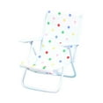 thumbnail image 3 of Bunblic 1/12 Beach Chair Metal Mini Chair for Fairy Garden Architectural DIY Project Dots, 3 of 8