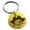 Gold, variant on Stainless Steel Buccaneer Privateer Pirate Engraved Small Medallion Circle Charm Keychain Keyring