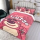 thumbnail image 3 of Oso Lotso Conjunto de sábanas temático, trío de piezas, cómodo y amigable con la piel, diseño único, regalo de decoración para el hogar para familiares, amigos y fans,140cm *210cm, 3 of 6
