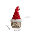 thumbnail image 3 of Santa Claus Flat House Ornament, Fabric and Wood Desktop Decoration, Festive Holiday Home Decor, 3 of 9