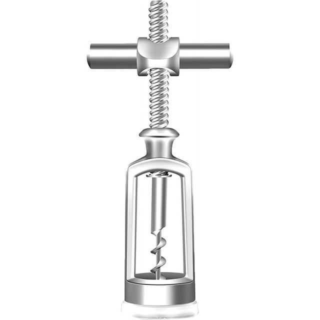 Classic Corkscrew Spiral Bottle Opener Household Wine Corkscrew Professional Multifunctional Bottle Opener Portable Wine Corkscrew, for Any Restaurant, Bar or Family