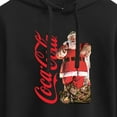thumbnail image 3 of Coca-Cola - Vintage Santa With Presents - Juniors Cropped Pullover Hoodie, 3 of 5