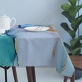 thumbnail image 4 of Purple Teal Golden Marble Table Cloth Waterproof Tablecloths, Abstract Modern Geometric Tablecloth Dining Table Cover for Kitchen Party Tabletop Outdoor, Rectangle Tablecloth 60x120 Inch, 4 of 9