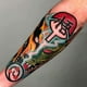 thumbnail image 4 of Calcomanías De Anime Dragon Ball Tatuajes Temporales Patrón De Dibujos Animados Arte Durable Realista Falso Tatuaje Pegatinas Para Brazo Mano Muslo Cuerpo, 4 of 4