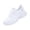 White, variant on Women's Running Shoes Comfortable Non Slip Slip On Breathable Lightweight Fashion Sneakers Resistant Athletic Sports Walking Gym Work Shoes Black 9 Wide