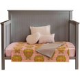 Lolly & Me Americana 4in1 Convertible Crib Pebble gray