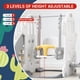 thumbnail image 3 of Yeshouse Juego de tobogán 7 en 1 para niños pequeños con columpio y aro de baloncesto, juego de interior y exterior para niños, juego de patio que incluye trepador, fútbol y golf, 3 of 8