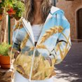 thumbnail image 2 of Bovemsi Sweatshirt for Women Women's Fashion Casual Letter Print Hooded With Zipper Zip Up Hoodie, 2 of 7