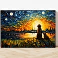thumbnail image 6 of Bohemian Canvas Wall Art with Starry Night Van Gogh Painting Pictures Modern Abstract Landscape Artwork for Living Room Bedroom Dinning decor, 6 of 6