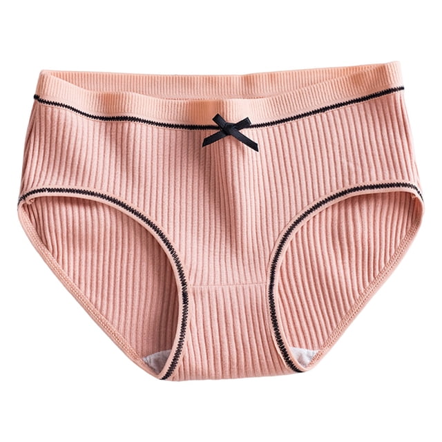 B91xZ Culottes Bikini Femme Underwears Coton Extensible Respirant, Rouge Melon D\'eau TTG