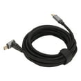 thumbnail image 2 of Cable USB C de 90 grados 4K 60Hz compatible con PD100W tipo C 3.1 Gen2 Cable de carga rápida USB C de función completa para Steam Deck 300 cm/118,1 pulgadas, 2 of 5