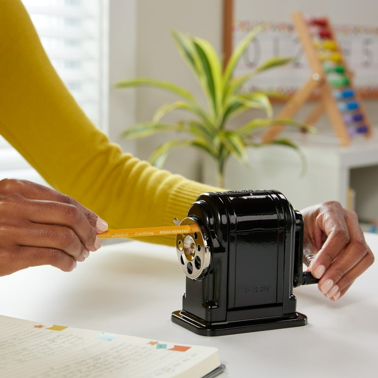 X-Acto Ranger 55 Manual Pencil Sharpener, Black, School X-Acto Ranger 55 Manual Pencil Sharpener, Black, School