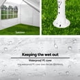 thumbnail image 6 of 10x20' Outdoor Garden Gazebo Wedding Party Tent Canopy with Removable Sidewalls - White, 6 of 7