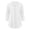 White, variant on HCYSFG Womens Button T Shirts V Neck 3/4 Sleeve Ruched Front Solid Color Relaxed Fit Casual Tees Fall Everyday Wear Tunic Tops