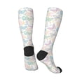 thumbnail image 4 of Haiem Colorful Butterfly Socks, Funny Novelty Crazy Design Cotton Socks Sports Socks Knee High Socks For Men, Women,1Pairs - Gift For Working Friends, 4 of 9