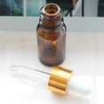 thumbnail image 4 of Huanledash Amber Glass Reagent Liquid Pipette Bottle Eye Dropper Empty Dropper Bottle, 4 of 8