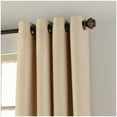 thumbnail image 2 of Lanco Sol Room Darkening Window Curtain Panel with Grommet Top, Sand, 52 x 84", 2 of 3