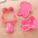 thumbnail image 4 of Wosthever Juego de moldes para bolas de arroz en forma de conejo, color rosa, para almuerzos infantiles, molde para bolas de arroz en forma de Cocina y Comedor, 4 of 6