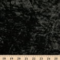 thumbnail image 4 of Stretch Crushed Velvet 62" Fabric By The Yard - Black, 4 of 4
