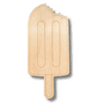 thumbnail image 2 of Unfinished Wood Etched Ice Pop Shape 4" / 1/4", 2 of 2