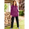 thumbnail image 2 of Catherines Women's Plus Size Ultimate Plush Half-Zip Pullover, 2 of 3