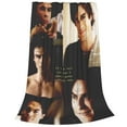 thumbnail image 3 of Ian Somerhalder The Vampire Diaries Flannel Blanket Ultra-Soft Micro Fleece Throw Blanket For Bed Sofa Couch Car Office Unisex Adult Fuzzy Bed Blanket Cozy Kids Throw Blanket 60"x50", 3 of 8