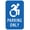 Warning Sign 2, variant on New York Handicap Parking Accessible Entrance Right Arrow Sign - 8"x12", Metal Security Decor for Home, Business, Yard