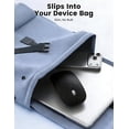 thumbnail image 4 of Bluetooth Wireless Mouse for MacBook, iPad, Laptop, Tri-Mode Rechargeable Silent Slim Computer Mouse for 3 Devices with USB & USB-C,Black, 4 of 6