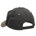 thumbnail image 3 of NASA Insignia Embroidered Washed Two Tone Cap - Black Khaki OSFM, 3 of 5