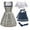 002 Multicolor, variant on Bavarian Women's Midi Dirndl Dress,Women Vintage Ruffled Edge V-Neck German Outfit Women Traditional Checkered Cloth