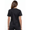 thumbnail image 2 of Tooniforms V-Neck Knit Panel Women Medical Scrub Top TF670, 2 of 2