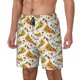 thumbnail image 1 of Fotbe Pizza Slices Traje de Baño para Hombre – Shorts de Natación de Secado Rápido con Forro y Bolsillos-Small, 1 of 6