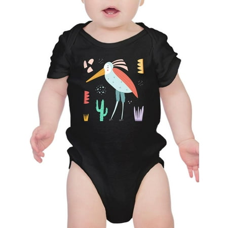 

Funny Kiddie Heron Drawing Bodysuit Infant -Image by Shutterstock Newborn
