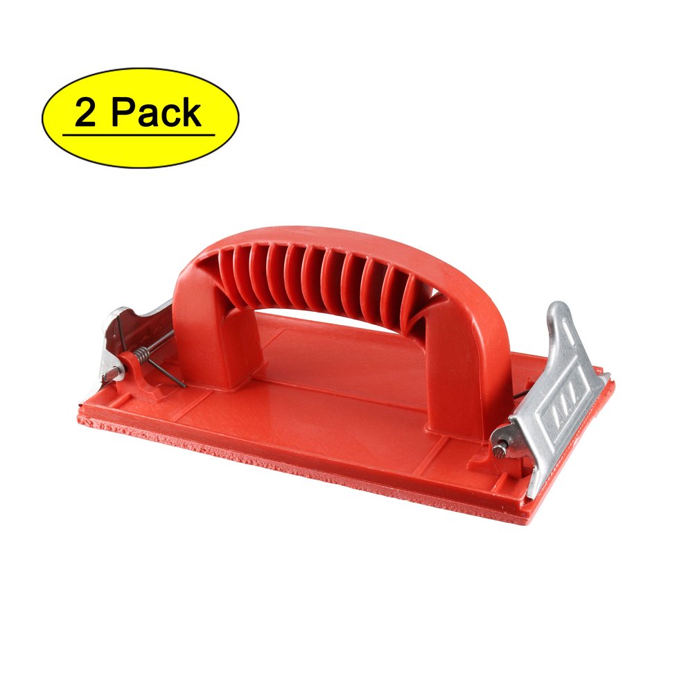 Hand Sander with Handle Hand Sanding Block Sandpaper Holder for Wood