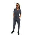 thumbnail image 5 of Fubu Women's 5 Pocket V-Neck Scrub Top Medical Nursing Uniform, 5 of 6