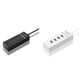 thumbnail image 4 of Monstrate ABS USB 3.0 Hub Reemplazo portátil 4 puertos U-disk Teclado WiFi Cámara Joystick Desktop Hubs Accesorios Blanco 1.2M Type3 NO3, 4 of 6